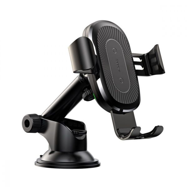 Автоутримувач із бездротовою зарядкою Baseus Gravity Car Mount (Osculum Type) 1.7A black