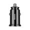 Автомобильное ЗУ Baseus Circular Plastic QC 3.0 30W 2USB black