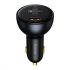 Автомобильное ЗУ Baseus Qualcomm Multi-Port Fast Charge 160W (2xType-C + USB) + Кабель Type-C + Type-C 100W gray