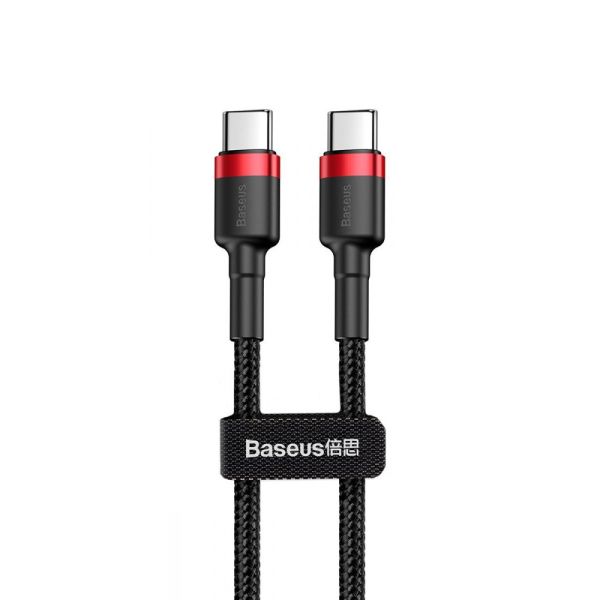 Кабель Baseus Cafule Type-C to Type-C PD 2.0 60W (1m)