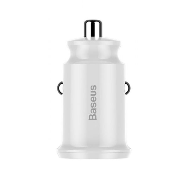 Автомобільне ЗУ Baseus Grain 3.1A 2USB white