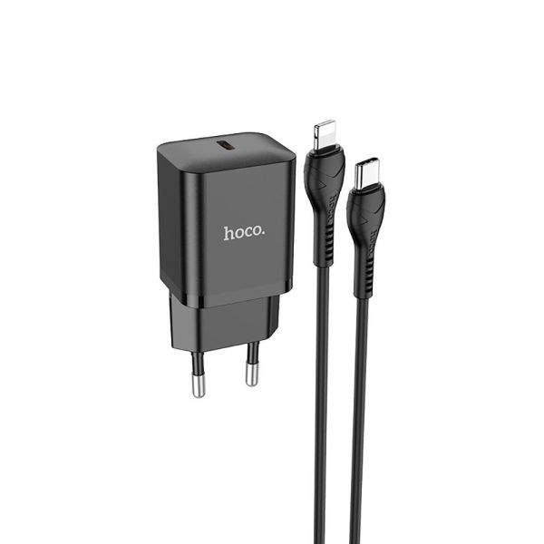 МЗП Hoco N27 Innovative 20W (1 Type-C) + Кабель Type-C to Lightning