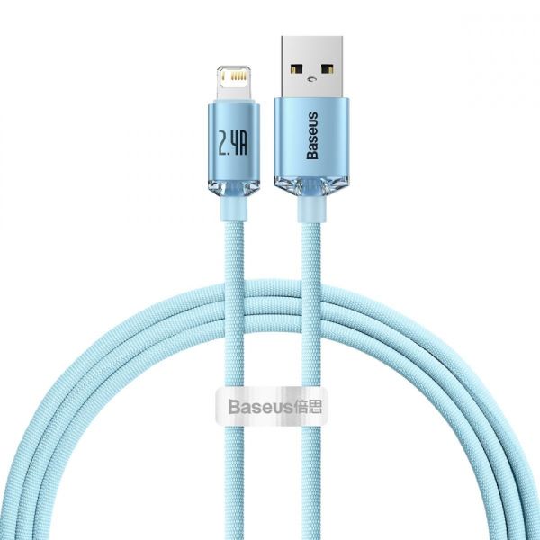 Кабель Baseus Crystal Shine Series Lightning 2.4A (1.2m)