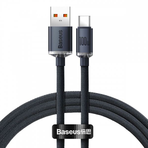 Кабель Baseus Crystal Shine Series Type-C 100W (1.2m)