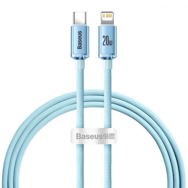 Кабель Baseus Crystal Shine Series Type-C to Lightning 20W (1.2m)