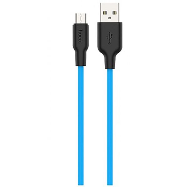 Кабель Hoco X21 Plus Silicone Micro USB (1m)