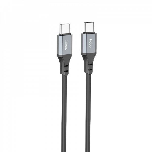 Кабель Hoco X86 Spear Silicone Type-C to Type-C 60W (1m)