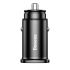 Автомобильное ЗУ Baseus Square Metal QC 3.0 30W 2USB black