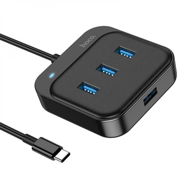 USB-Хаб Hoco HB31 4 in 1 (Type-C to 4xUSB3.0) (0.2m)
