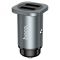 Автомобильное ЗУ Hoco NZ4 Wise Road (2 USB) metal gray
