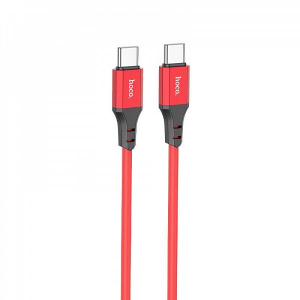 Кабель Hoco X86 Spear Silicone Type-C to Type-C 60W (1m)