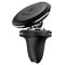 Автоутримувач Baseus Magnetic Air Vent Car Mount With Cable Clip gold
