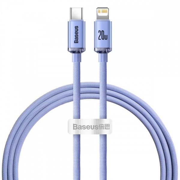 Кабель Baseus Crystal Shine Series Type-C to Lightning 20W (1.2m)