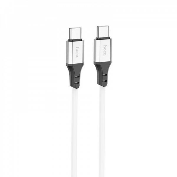 Кабель Hoco X86 Spear Silicone Type-C to Type-C 60W (1m)