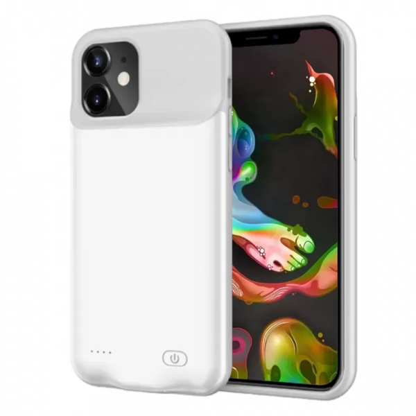 Чехол-аккумулятор для iPhone 13/13 Pro (6000 mAh) White