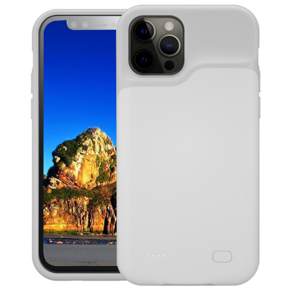 Чехол-аккумулятор для iPhone 12/12 Pro (6000 mAh) White