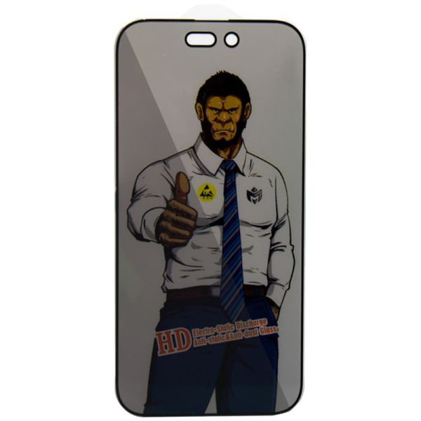 Захисне скло Privacy 5D Anti-Static (тех.пак) для Apple iPhone 13/13 Pro/14 (6.1")
