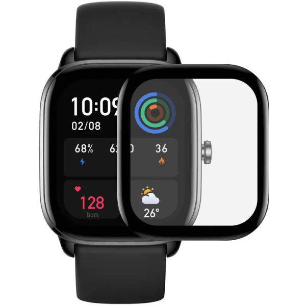 Полимерная пленка 3D (full glue) (тех.пак) для Xiaomi Amazfit GTS 4 mini