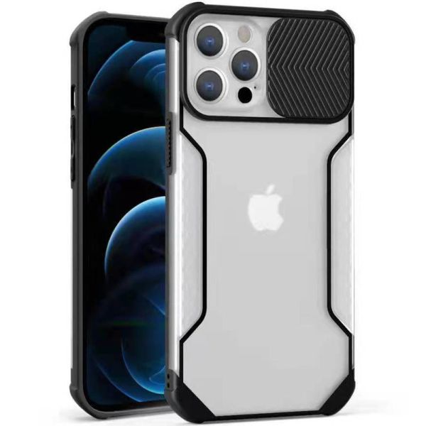 Чехол Camshield matte Ease TPU со шторкой