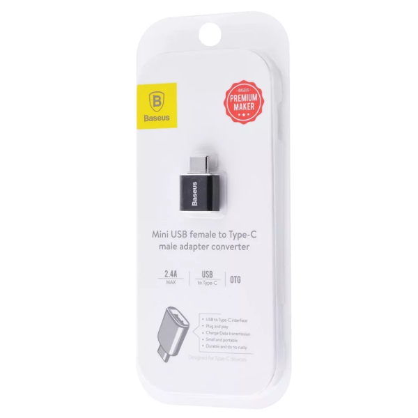 Перехідник OTG Baseus USB to Type-C