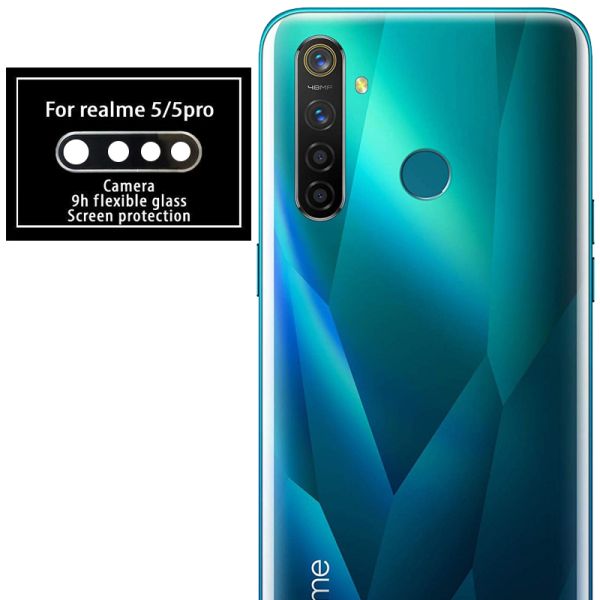 Гнучке захисне скло 0.18mm на камеру (тех.пак) Realme 5 Pro / 5