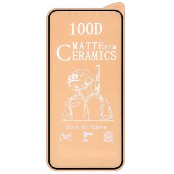 Захисна плівка Ceramics Matte 9D (без упак.) для Apple iPhone 13/13 Pro (6.1")