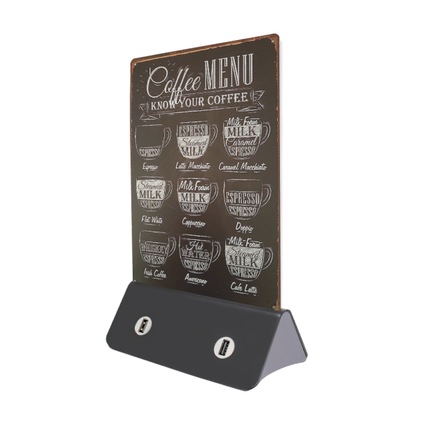 Power Bank Menu зарядка на 10000 mAh Black