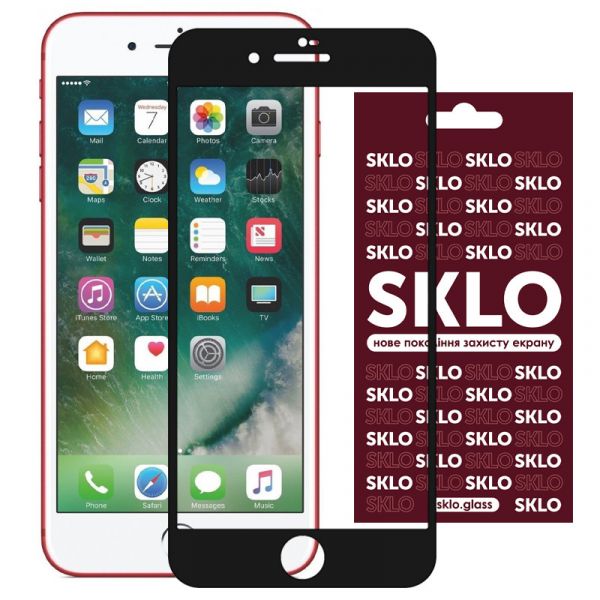 Захисне скло SKLO 3D (full glue) для Apple iPhone 7 plus/8 plus (5.5")