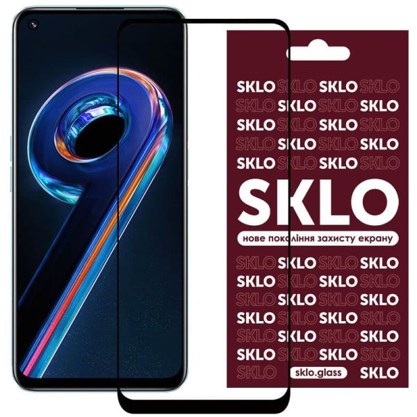 Захисне скло SKLO 3D (full glue) для Realme 9 Pro / 9i / 9 5G / OnePlus Nord CE 2 Lite 5G