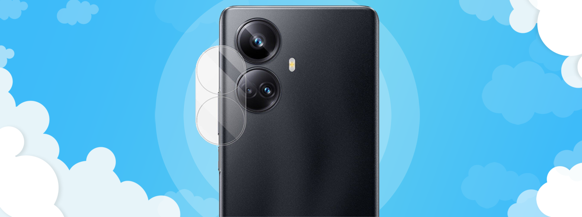 Антивідблискове скло для камери Realme